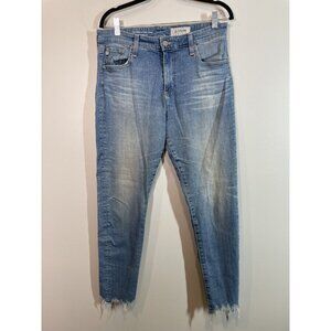 AG Adriano Goldschmied The Farrah Skinny Ankle Jeans Women's Size 32R Light Wash